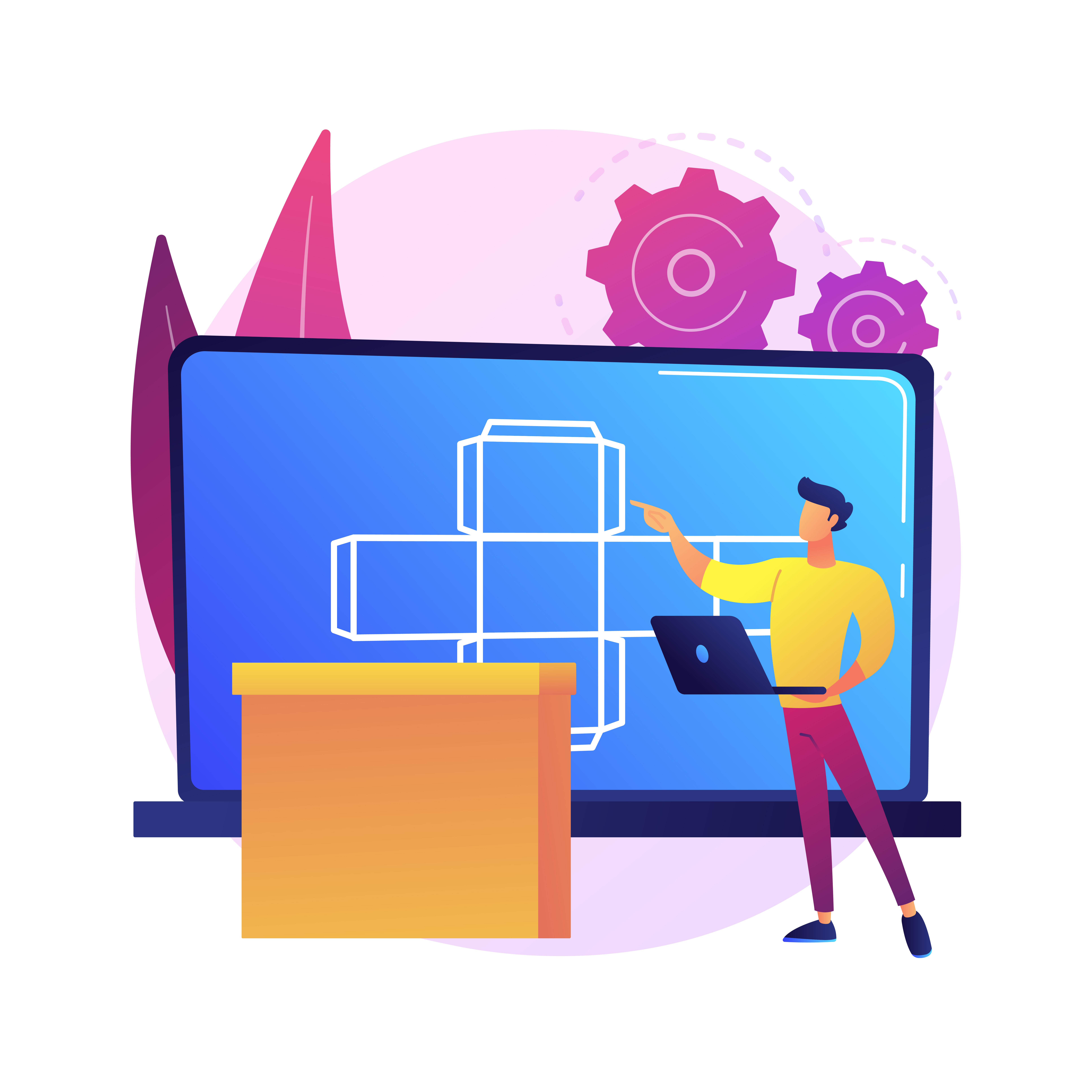 Tech Business illustration